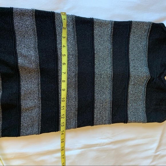 Bandage night out dress in silver and black in size Small. - Picture 4 of 7